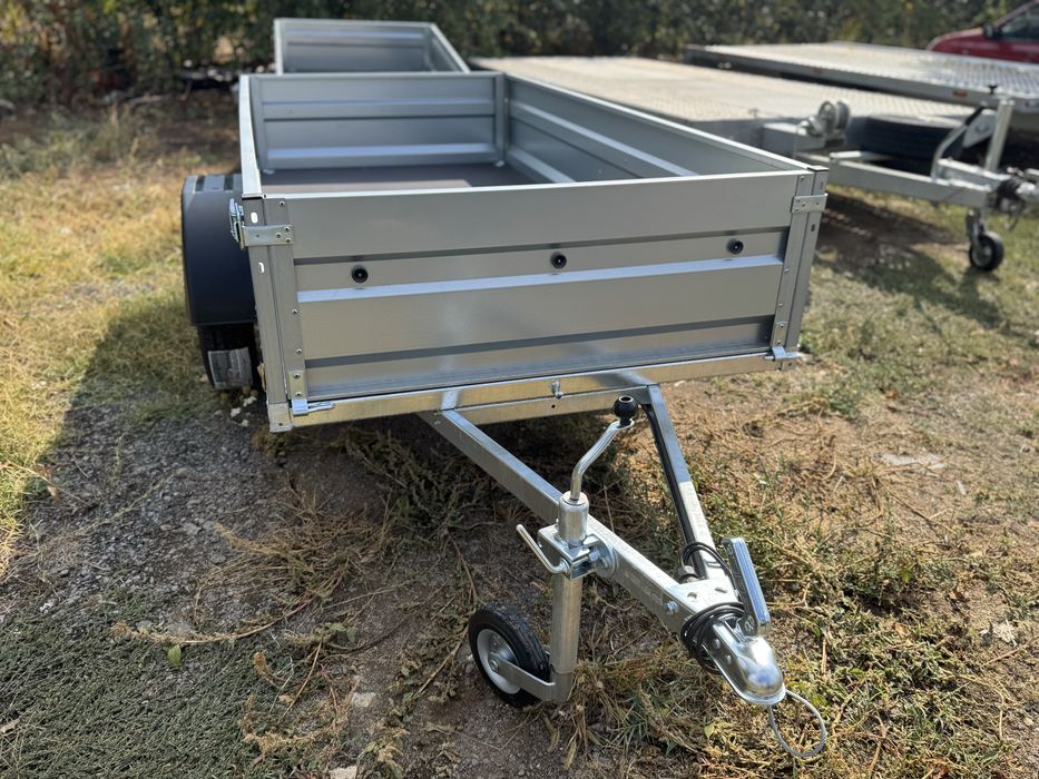 Remorca nouă 750 kg, basculabilă, 210x112 cm, posibilitate RATE!!