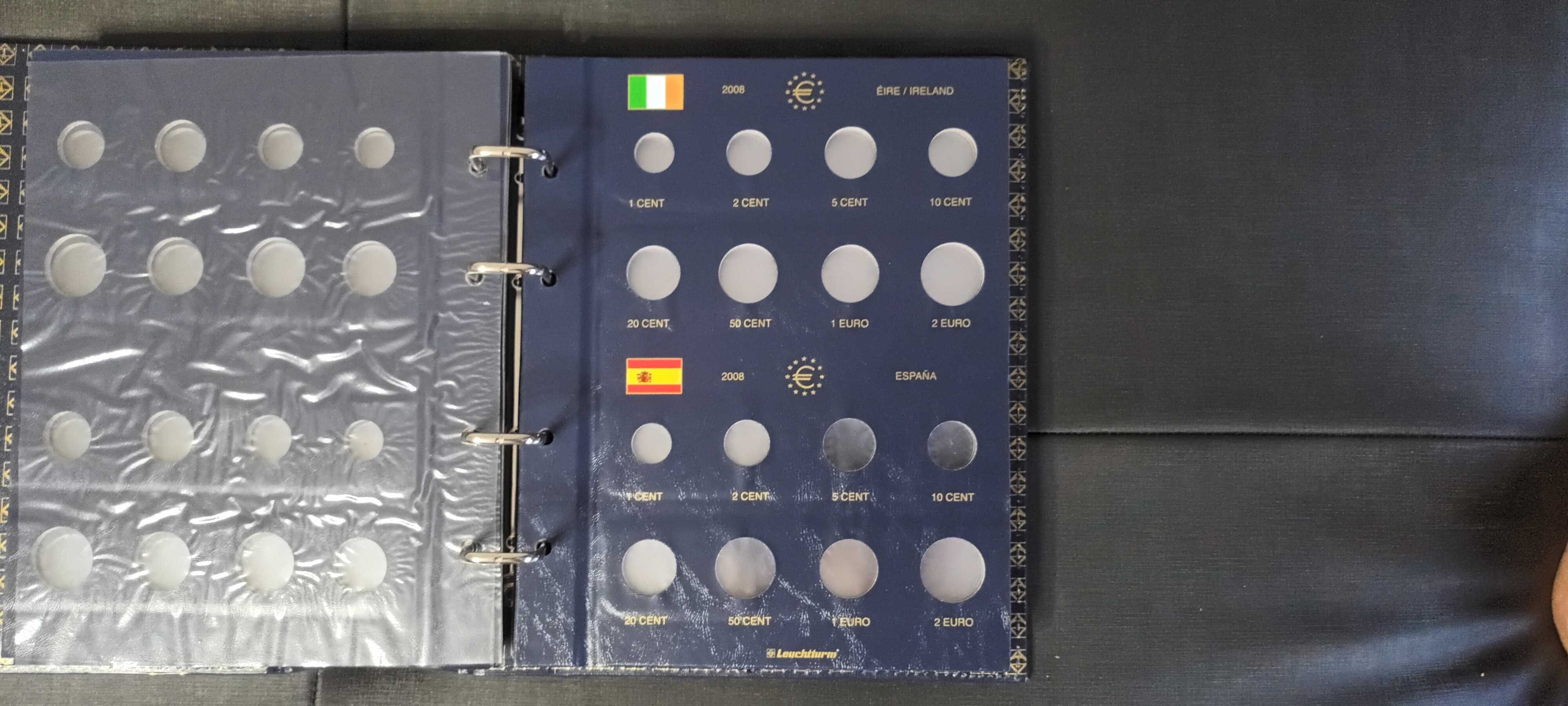 Clasor / Album Monede Euro / 1 cent – 2 euro Leuchtturm VISTA