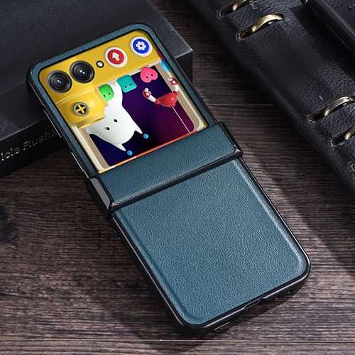 Калъф бизнес Leather за Galaxy Z Flip 7, Z Flip 6, Galaxy Z Flip 7 FE