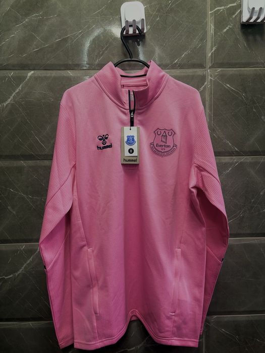 Bluza sport Hummel x Everton, roz, unisex, marimea M