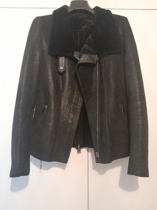 Зимно яке агнешка кожа,Burberry