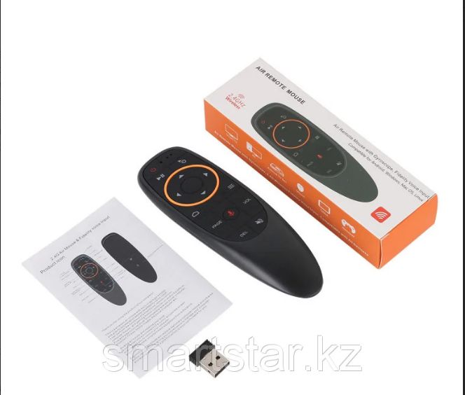 Пульт Air mouse G10S USB 2.4G (гироскоп + голосовое управление)