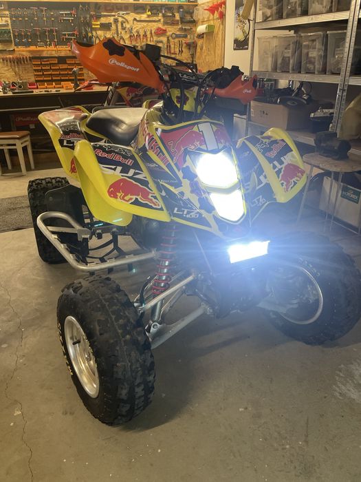 Suzuki ltz 400 Ak47 schimb cu 4x4