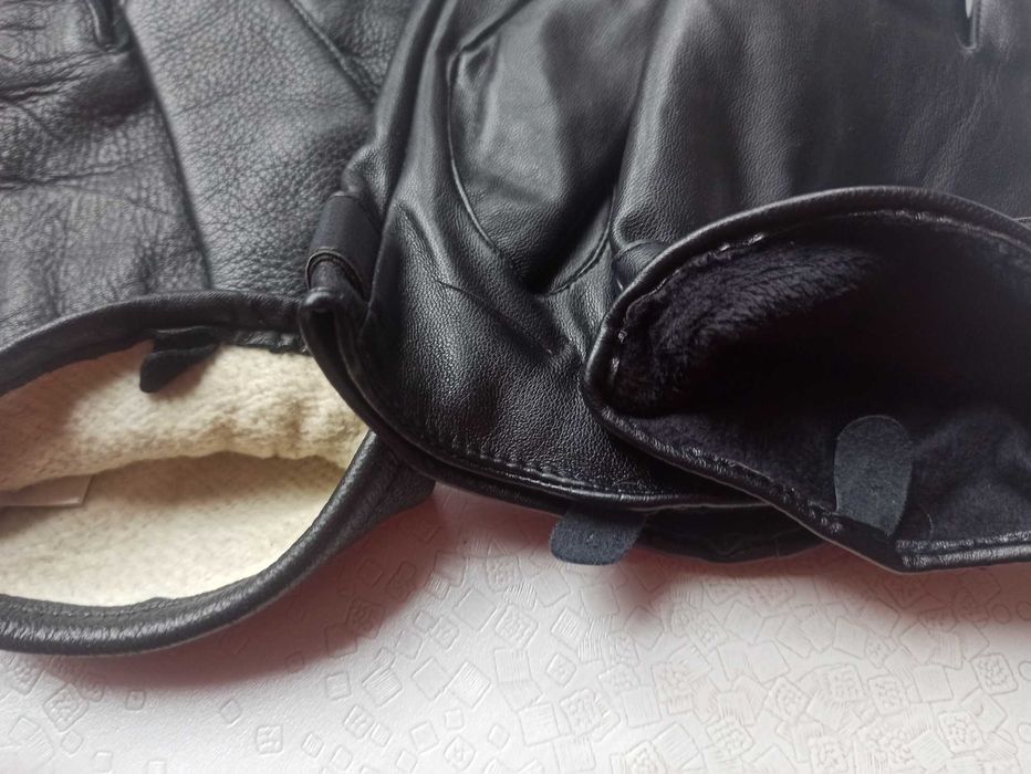 Кожени мъжки ръкавици L