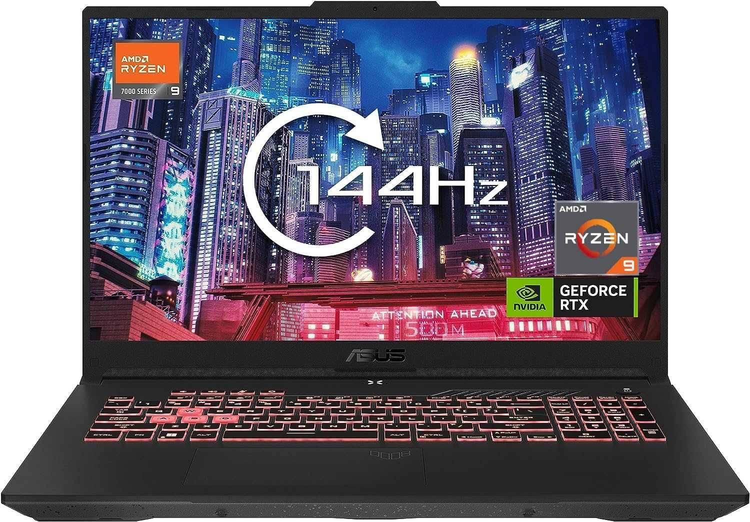 ASUS TUF A17 FA707XI 17.3” 144Hz | Ryzen 9-7940HS, RTX 4070, 16G, 512G