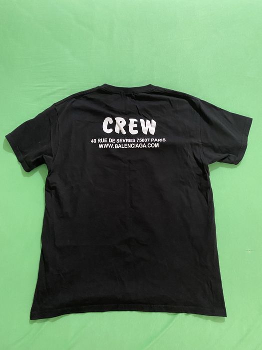 Tricou balenciaga crew negru L