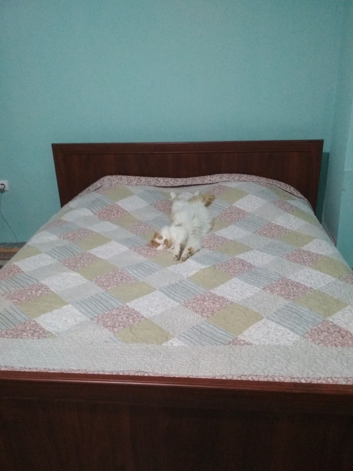 Продам 2 спальную кровать с матрацом