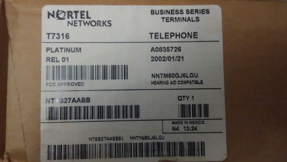 Цифровой телефон, Nortel T7316 platinum,BELL 9116 AASTRA Telecom,