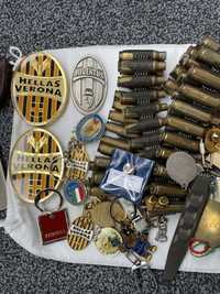 Insigne fotbal hellas verona  bronz brelocuri etc