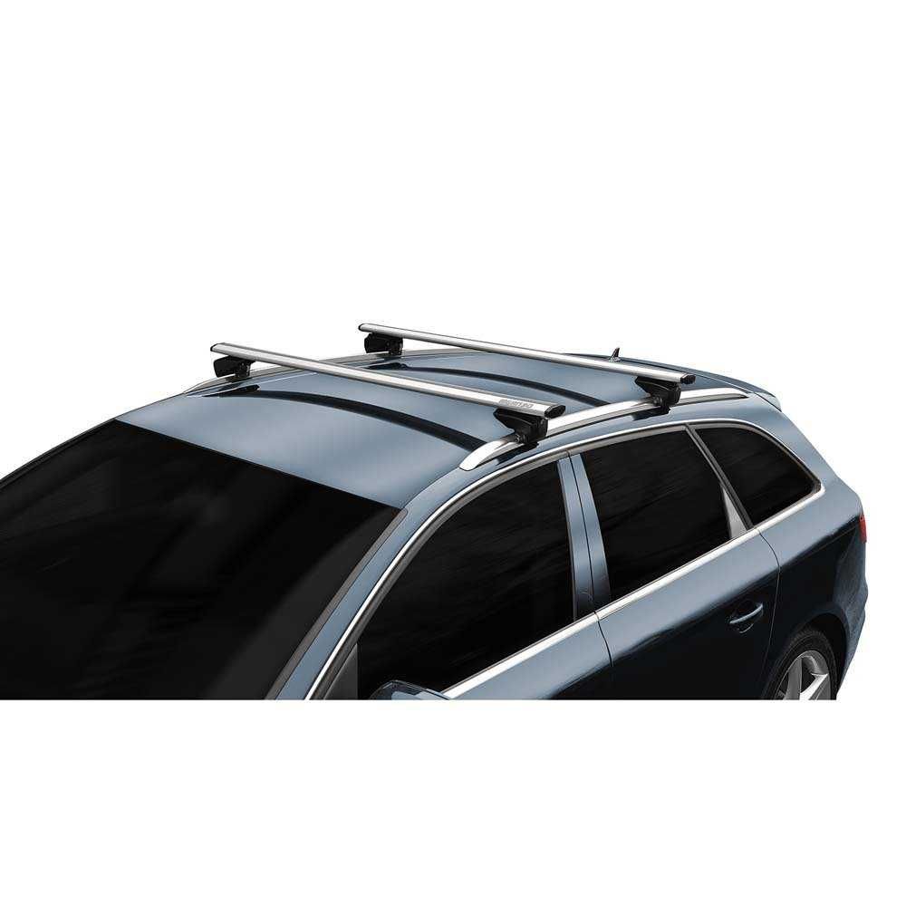Алуминиеви греди багажник MENABO Lince XL за плътен рейлинг 135см