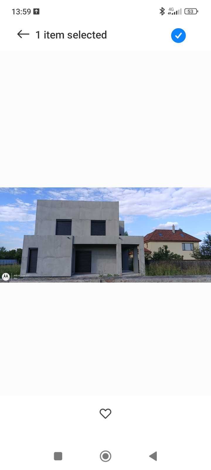 Casa in constructie Campineanca