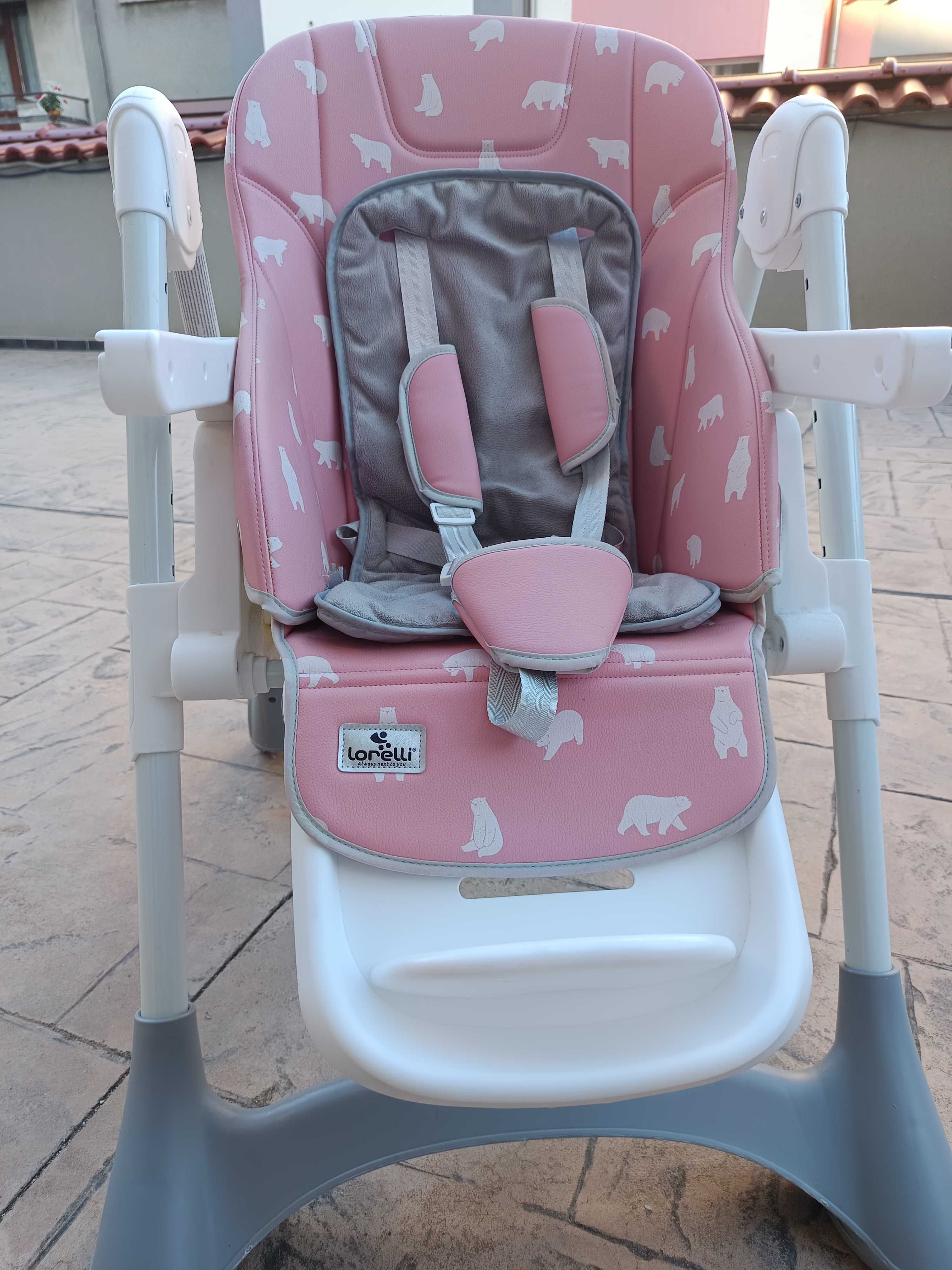 Столче за хранене Campanella pink bears