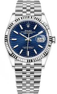 NEW Rolex Datejust 36mm Steel and White Gold 126234