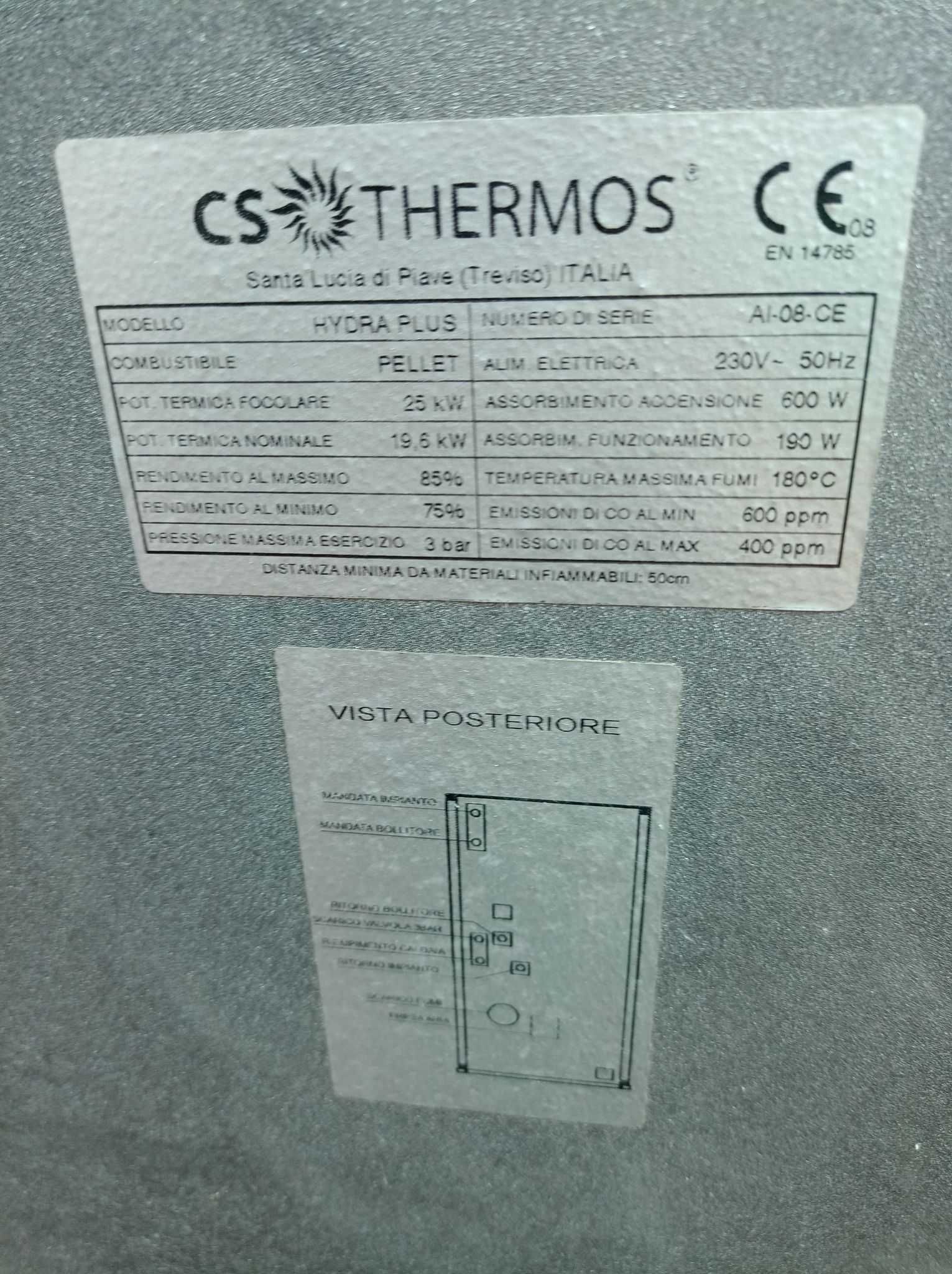 CS Thermos Hydra Plus Centrala termica pe pelleti