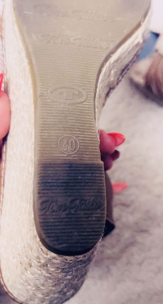 Sandale Tom Tailor masura 40 stare perfecta