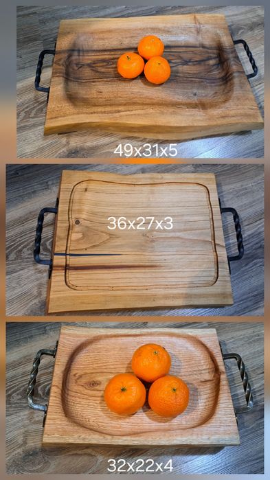 Дъски и плата  за рязане на мезета