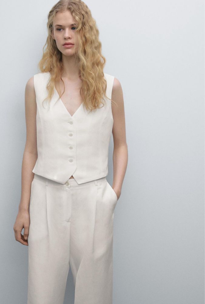 Ленен сет Massimo Dutti