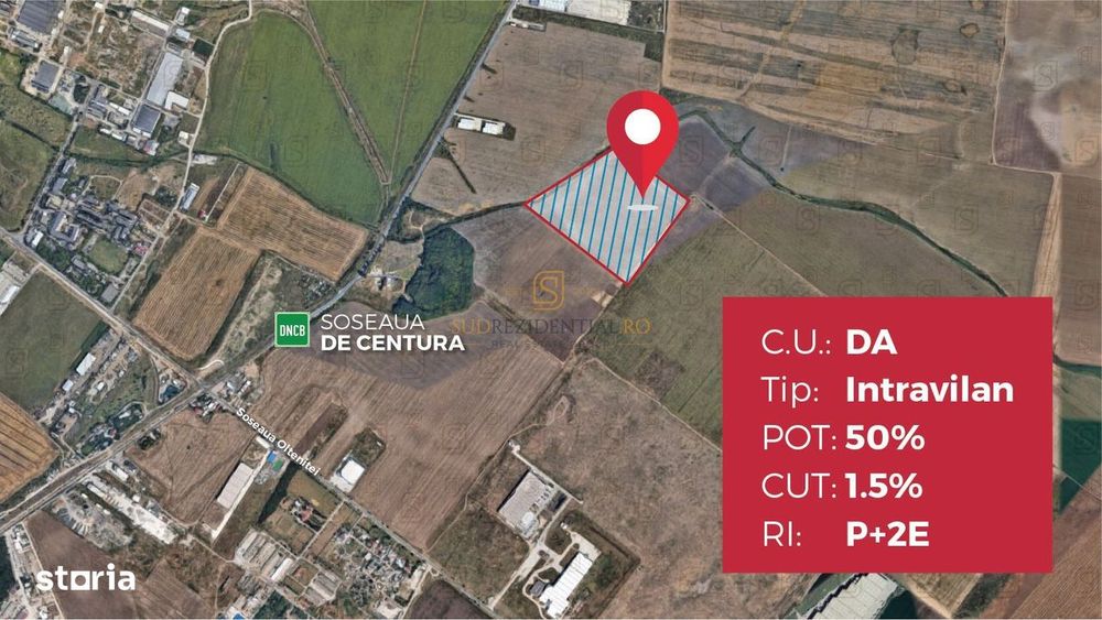 Teren 95000 mp langa depozitele Jumbo – Acces rapid la centura si A0