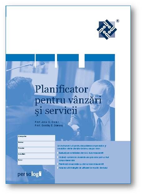 Planificator pentru vânzări și servicii - identifică stilul clientului