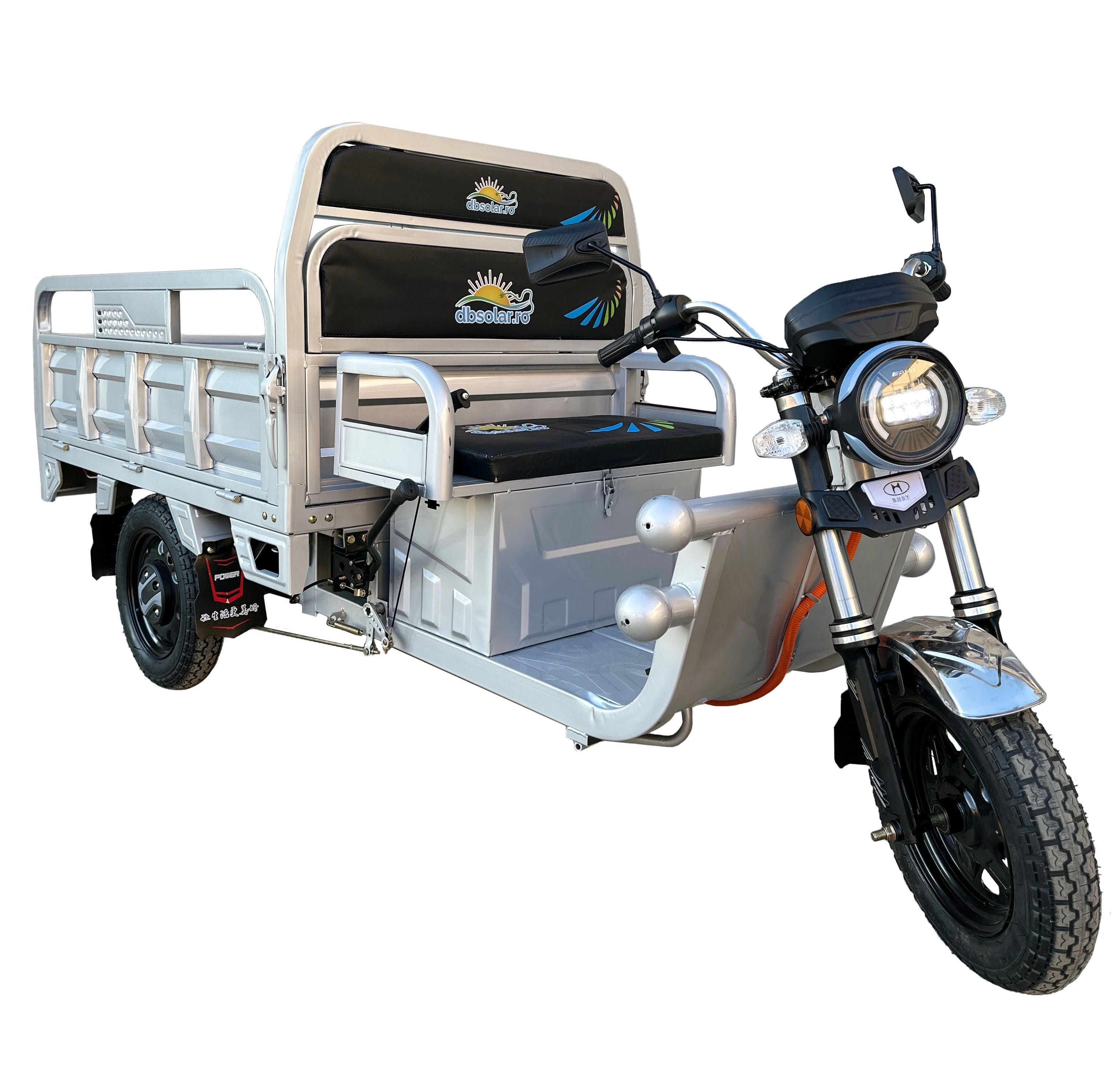 TUK TUK Triciclu Tricicleta Electrica Cargo Bena Basculabila