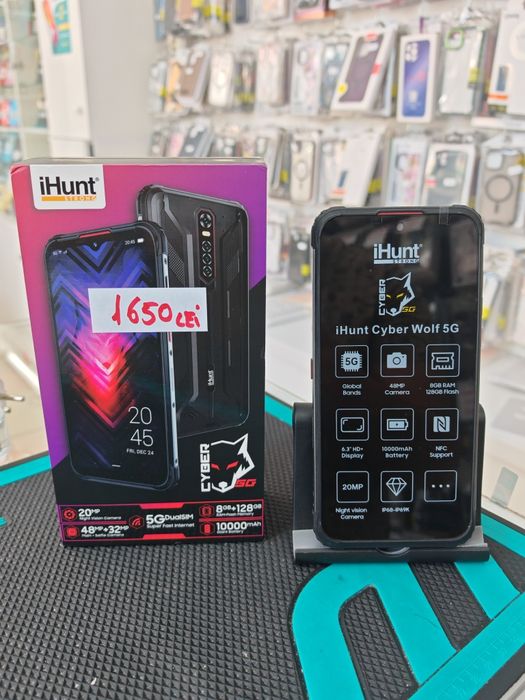 Ihunt Cyber Wolf 5G, 8/128 GB, Sigilat, 2 ani garanție