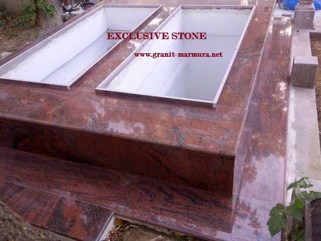 Monumente funerare, placări, capace masive si cruci. Marmura si Granit