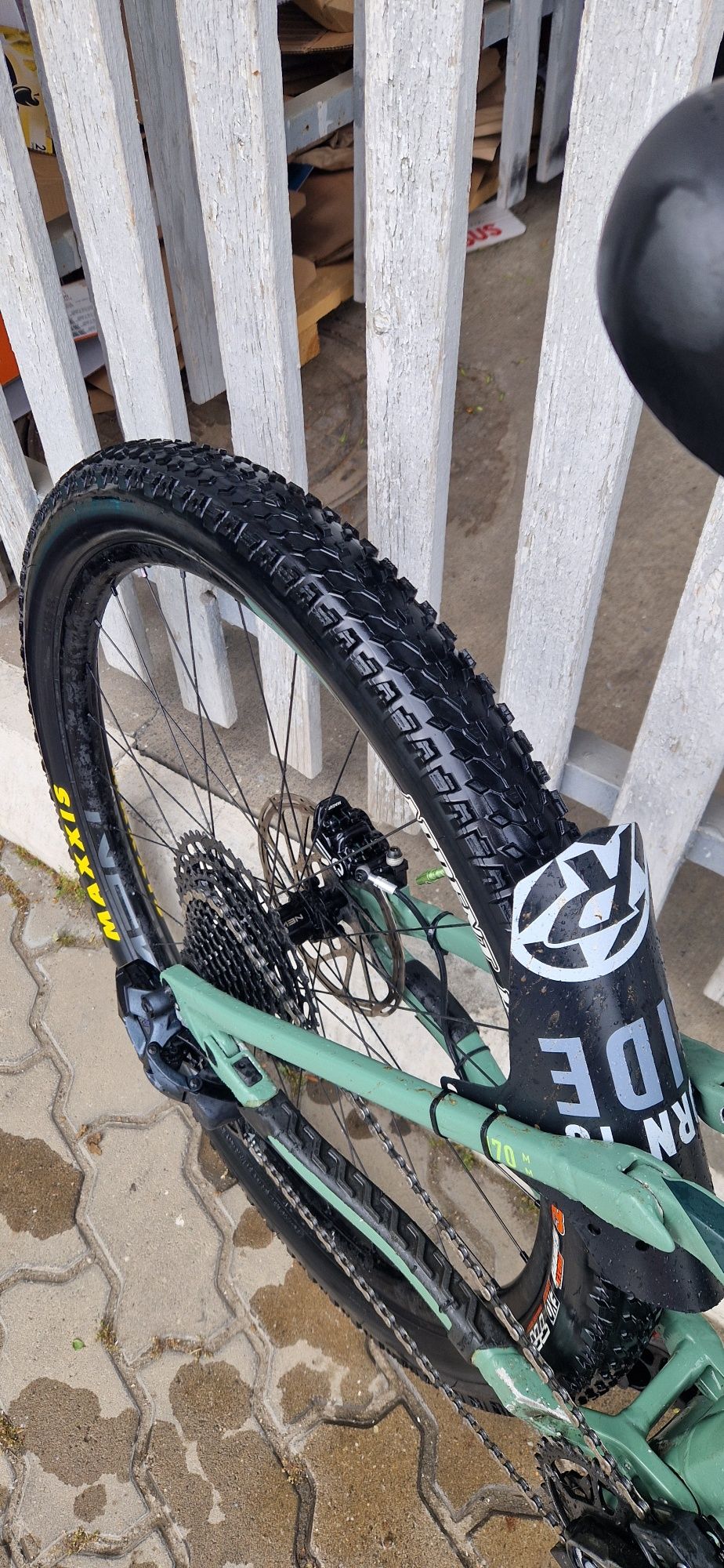 Bicicleta enduro cube stereo 170