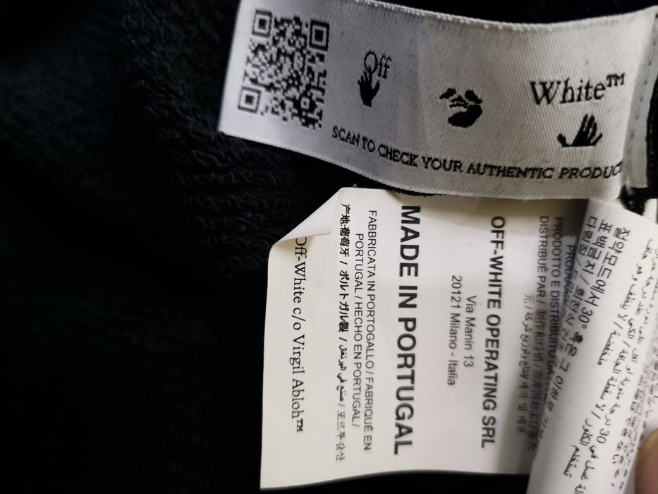 Off White hoodie - оригинално - М