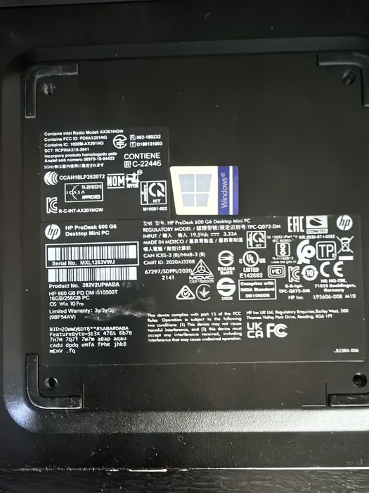 HP Prodesk 600 G6 Mini PC