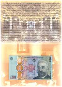 Schimb 2 bancnote Brătianu 2019 consecutive cu bancnota Centenar 2018