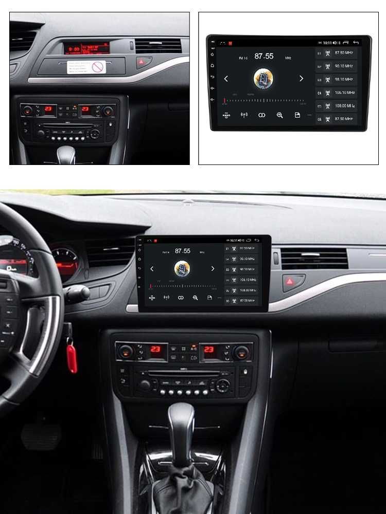 Navigatie Citroen C5 2009, Android 14, 4GB RAM/64GB ROM, 10", Carplay