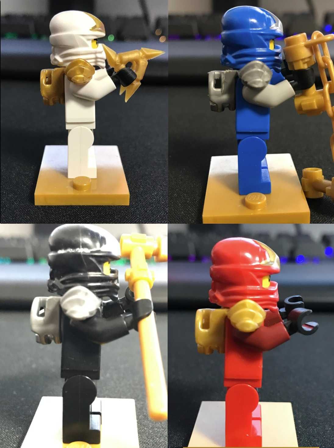 Kai, Jay, Cole, Zane Zx LEGO Ninjago Minifigure Minifigurine