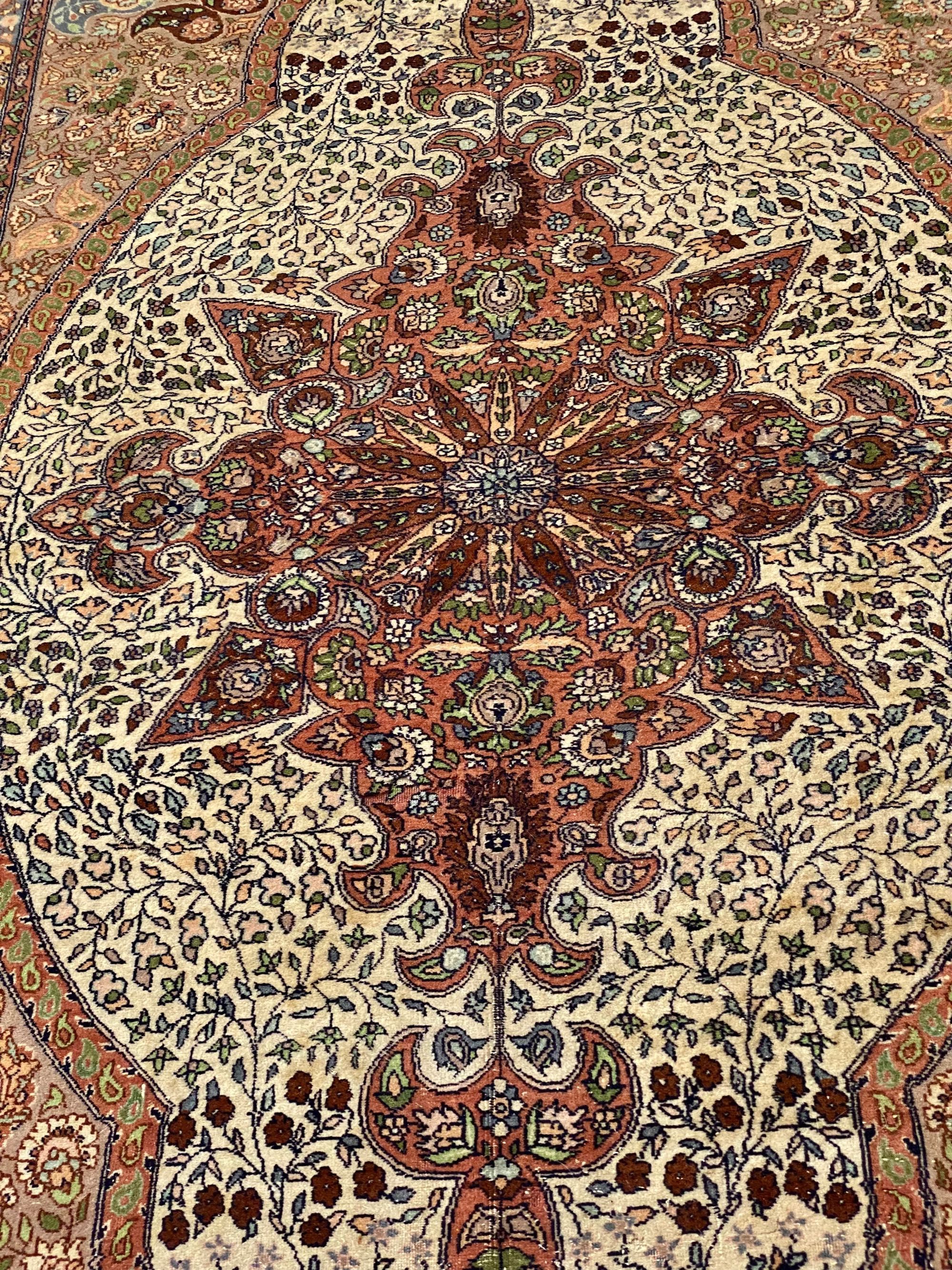Spectaculos covor persan-Tabriz-lana-manual-Olanda