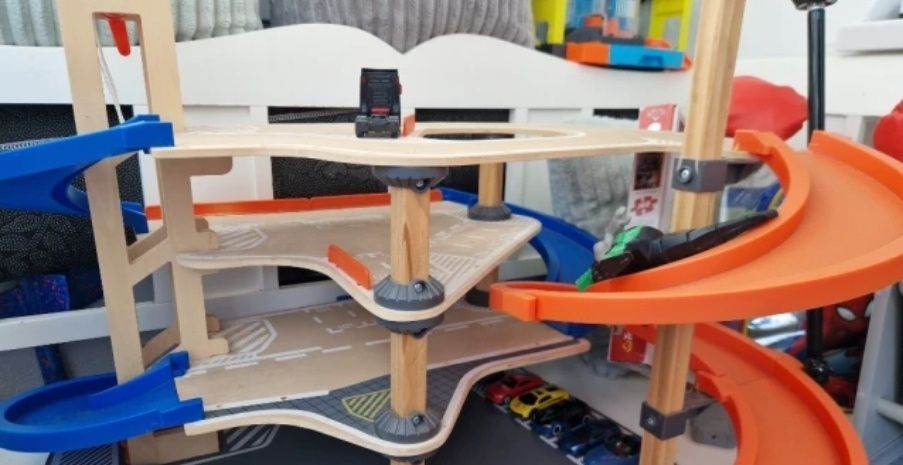 Дървена писта гараж Lidl, XXL