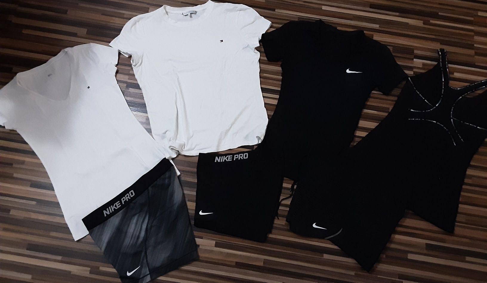 (XS) NIKE PRO,NIKE-Tommy hilfiger оригинални тениски,клинове