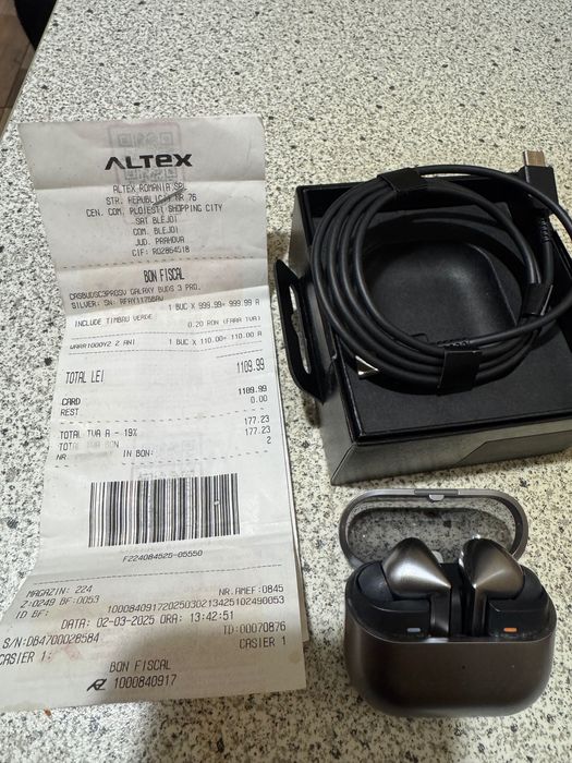 Casti wireless samsung galaxy buds 3 pro
