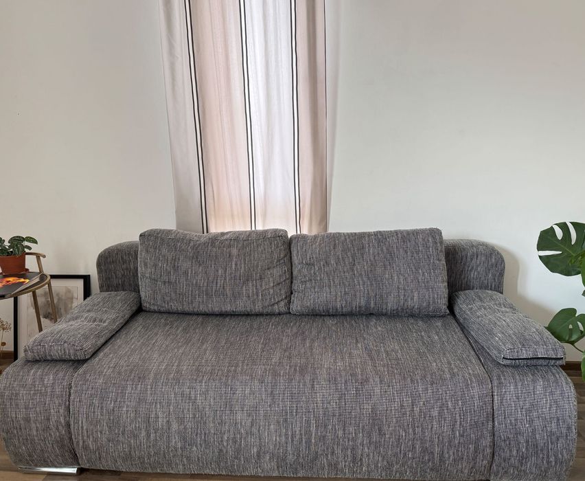 Vand canapea extensibila gri