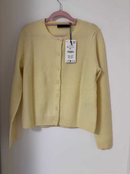 Cardigan Zara - nou cu eticheta - 100% lana fina - marime M/38