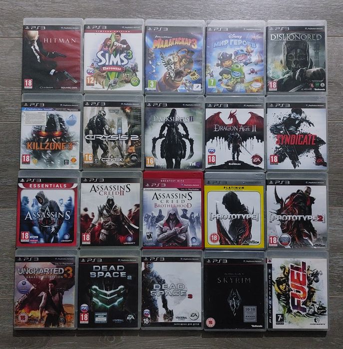 Диски Playstation 3