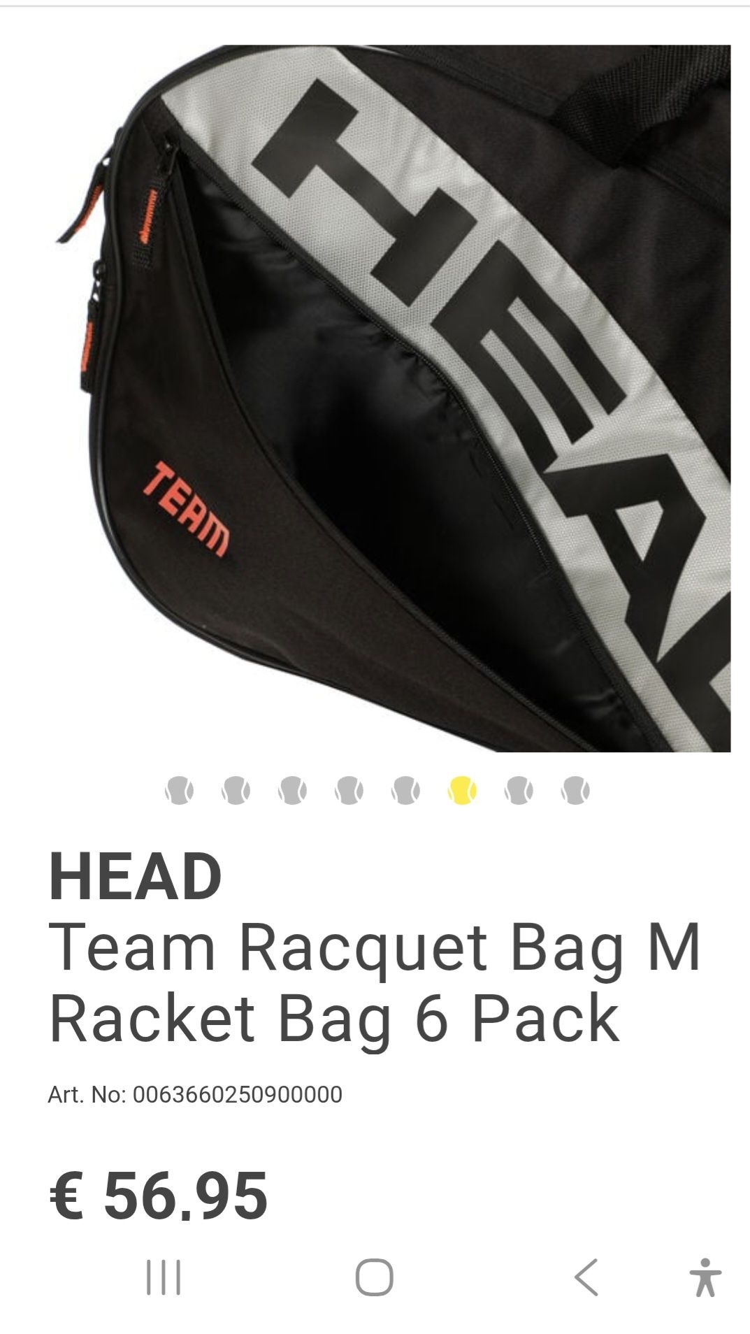 Geanta pentru rachete tenis