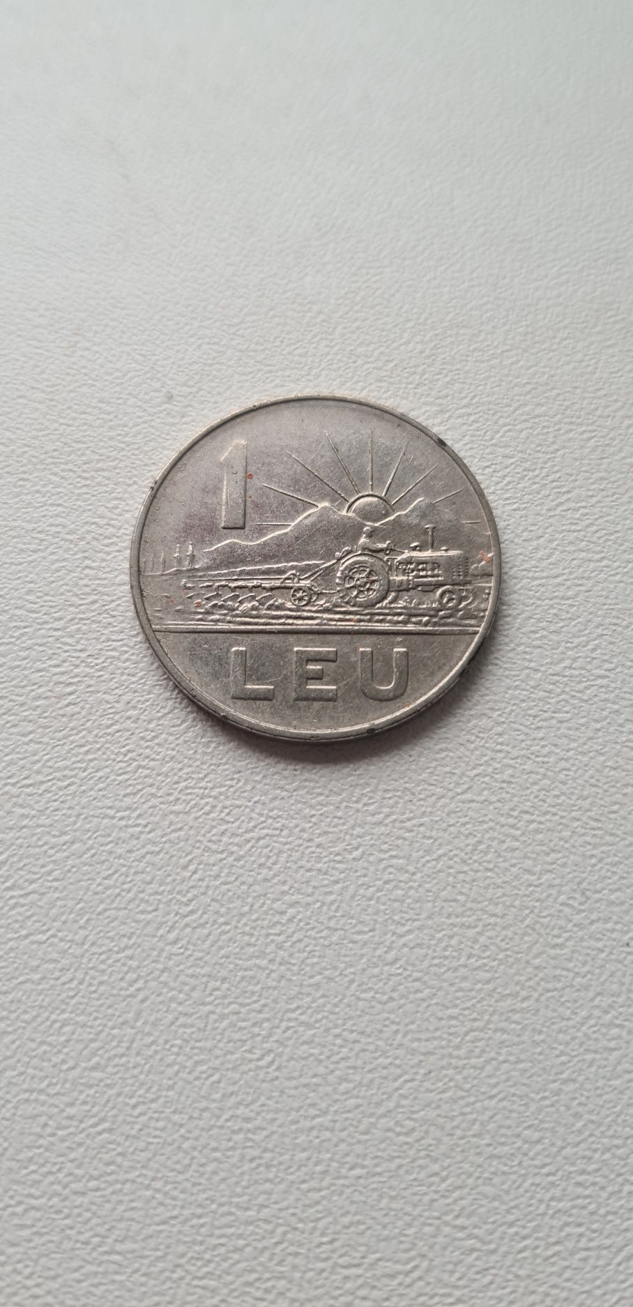Moneda 1 leu - 1966