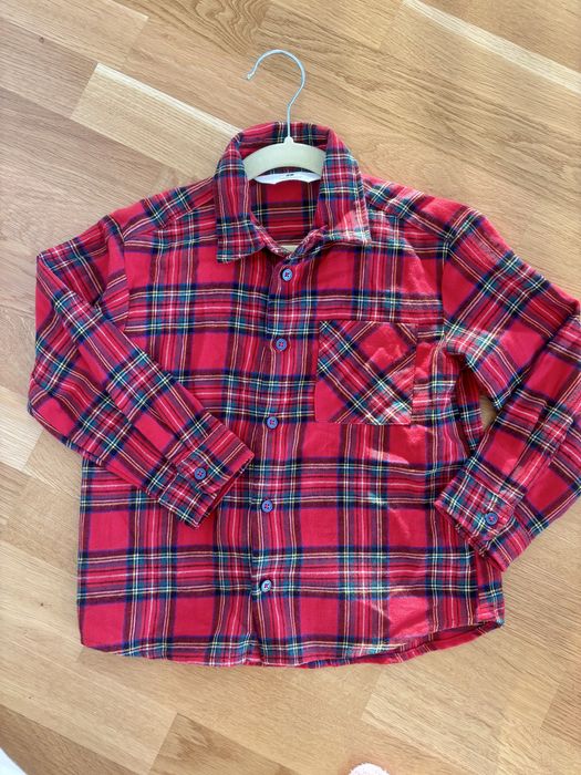 Коледна риза за момче 110см