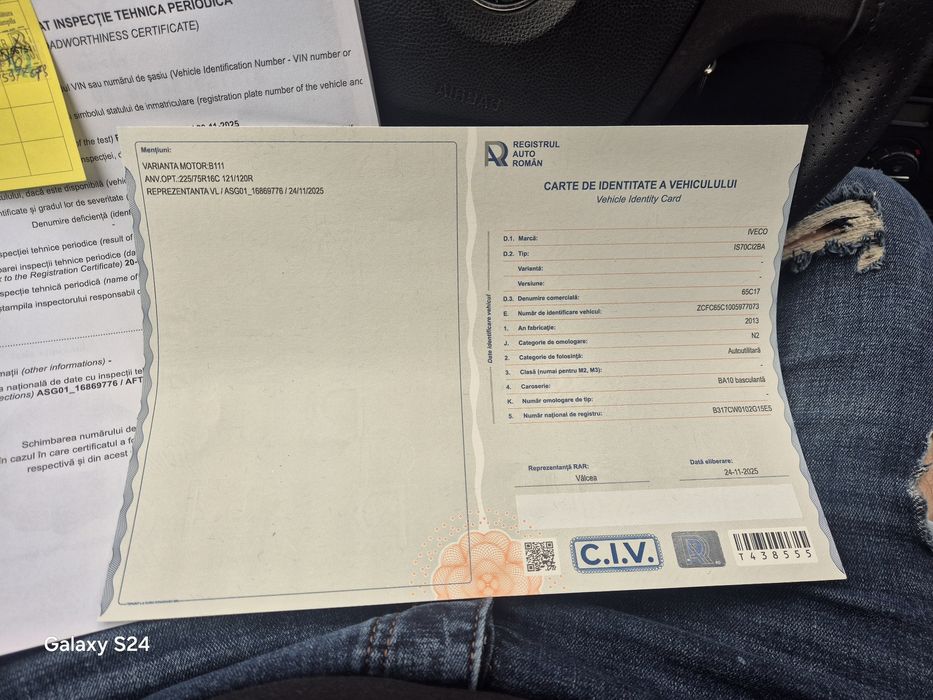 Iveco daily basculabila 65c17 R.A.R EFECTUAT