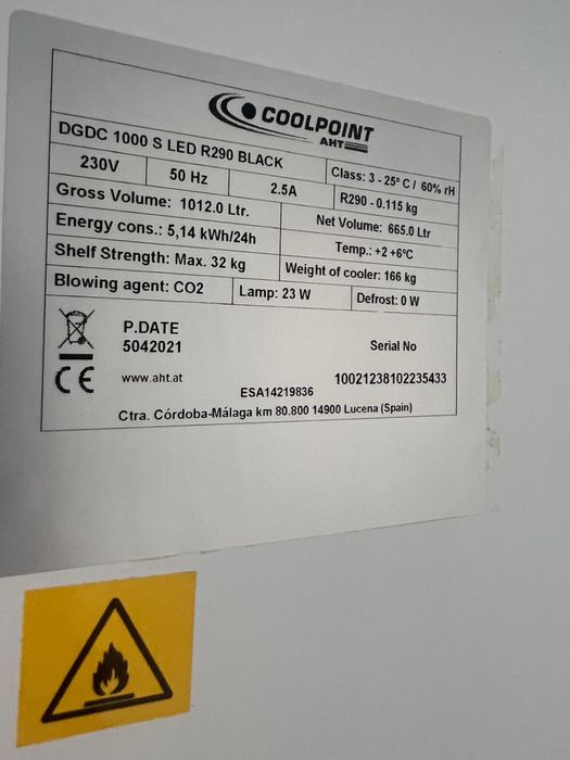 Vitrina Frigorifica Cofetarie