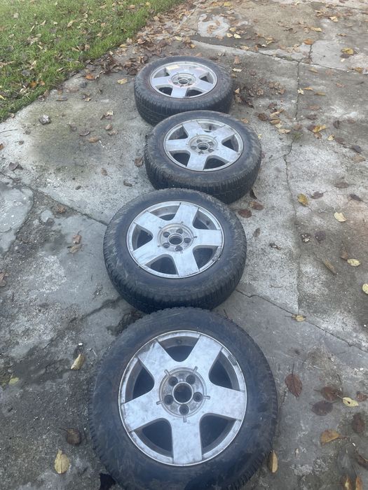 Jante aluminiu cu cauciucuri  195 -66 R 15