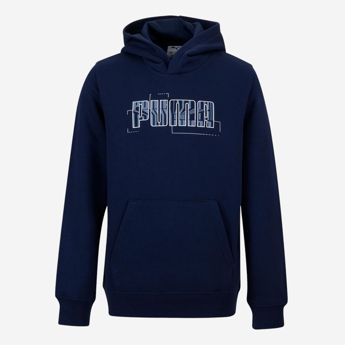 Hanorac cu glugă Print Albastru Copii - produs resigilat Decathlon