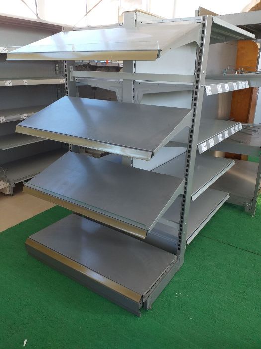 Метални стелажи за супермаркети и магазини