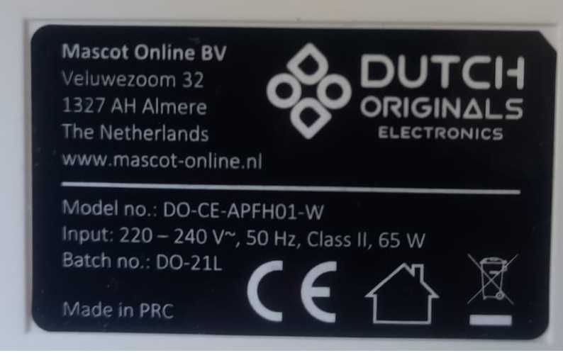 Purificator aer Dutch