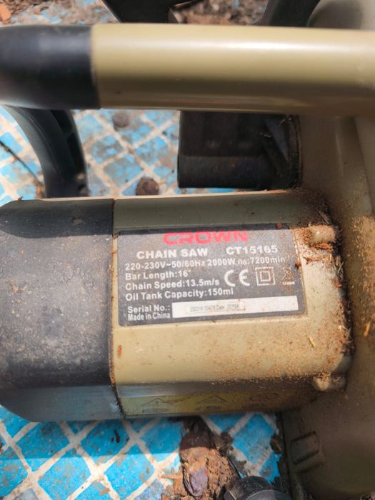 Электропила Crown