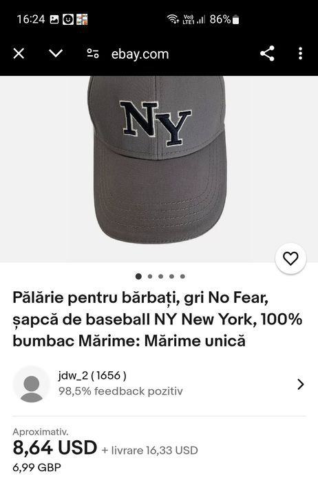 Sapca Barbati NY